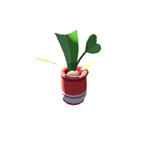 housepack_flowerVase_3 Red